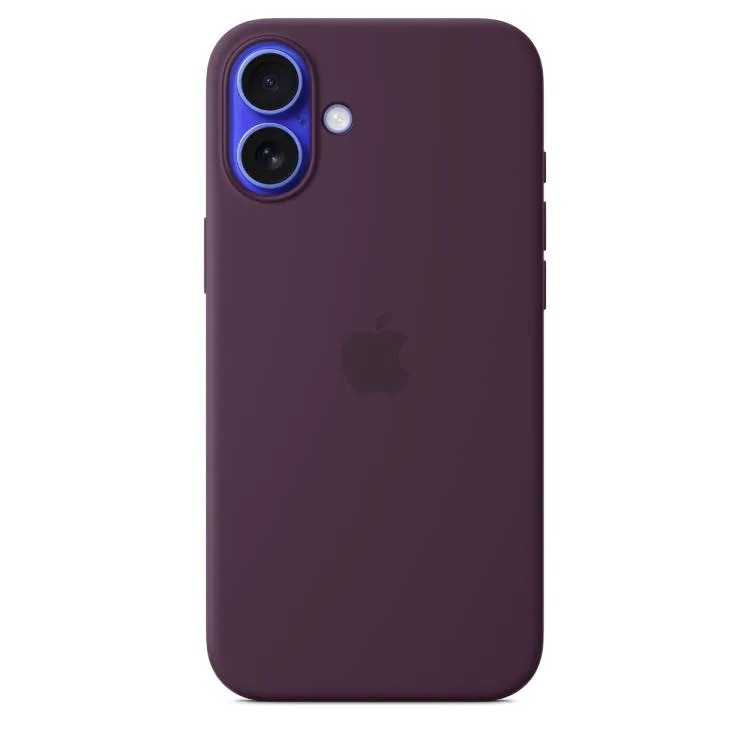 Çexol Apple iPhone 16 Silicone Case with MagSafe - Plum (MYY43ZM/A) — Bakı