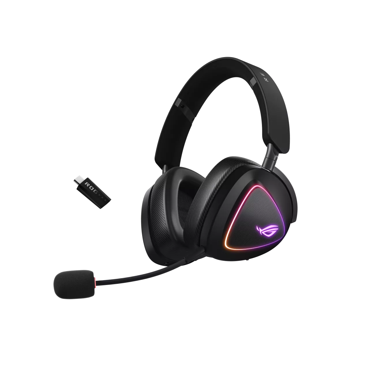Oyun üçün simsiz və simli qulaqlıq ASUS ROG Delta II (90YH03W0-BHUA00) — Wireless headphones