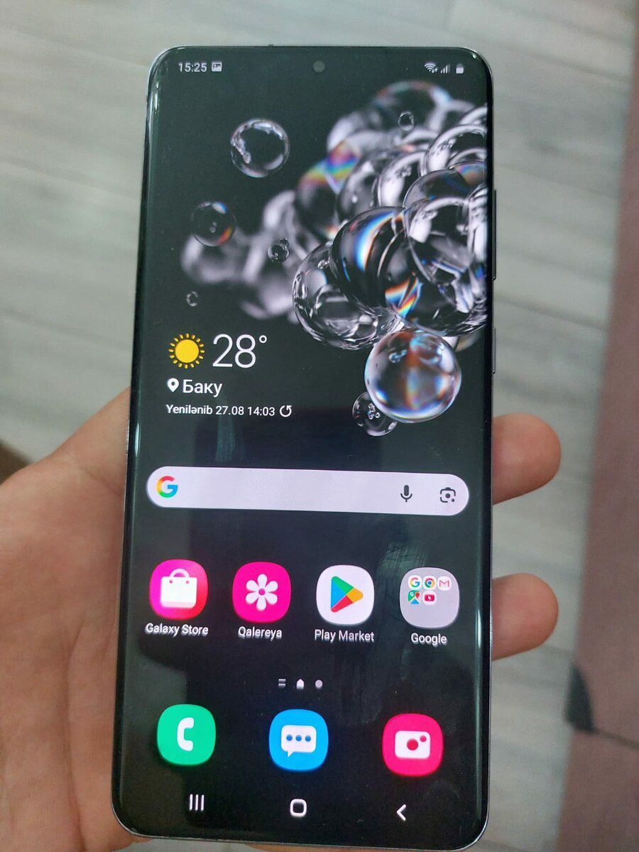Samsung Galaxy S20 Ultra 5G Cosmic Black 128GB/12GB — Smartfonlar, Bakı (2)