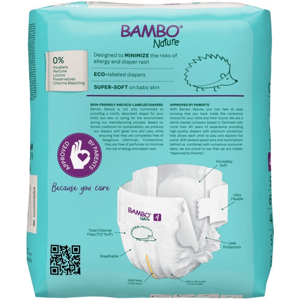 Uşaq bezləri Bambo Nature 4 24 ədəd 100001925411 — Mallar, Bakı (2)