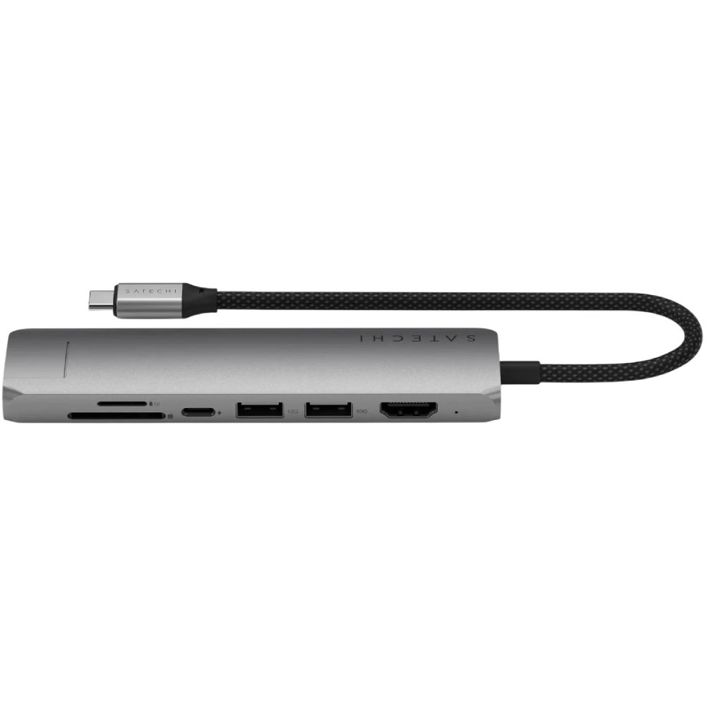 USB Hub Satechi 7in1 USB Type-C ST-P7SM Space Grey — Kompüterlər və noutbuklar, Bakı (2)