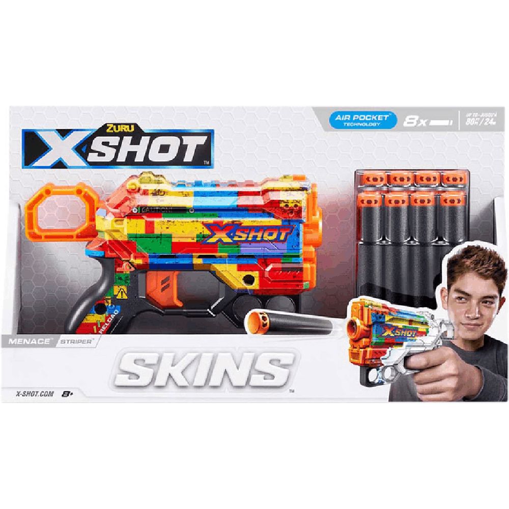 Zuru INT-S001-X-Shot Skins Menace (8 Dart) 193052060358 — Mallar, Bakı (3)
