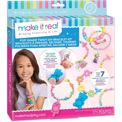 Yaradıcılıqdəsti Make it Real Pop Shake Twisty Diy Bracelet Kit 1328MR / 695929013288 — Bakı