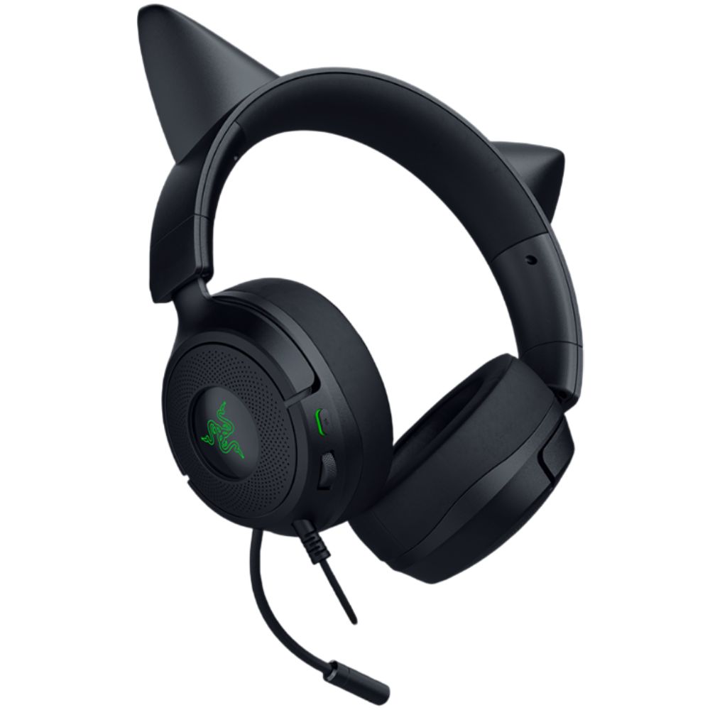 Qulaqlıq Razer Kraken Kitty V3 X RZ04-05350200-R3M1 Black — Simli qulaqlıqlar, Bakı (3)