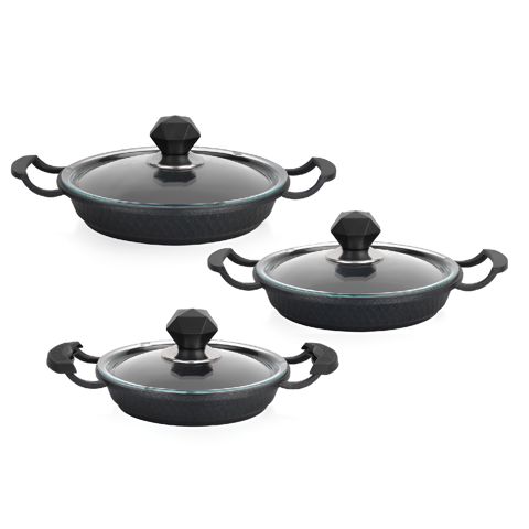 Tava dəsti Schafer Crystal 3 lü Dokum 6 parça 8699131829813 — Bakı