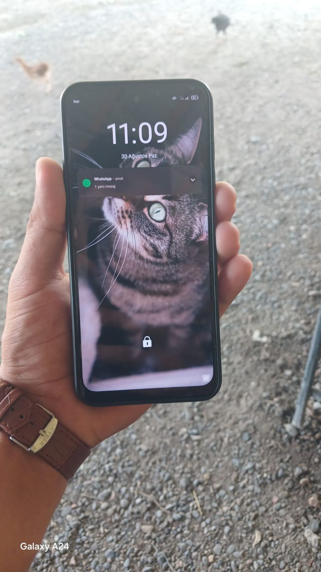 Smartfon – qara rəng - Tam ekranlı ön panel, nazik çərçivə - Arxa — Elektronika, Mingəçevir (2)