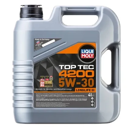 Avtomobil mühərrik yağı Liqui Moly Top Tec 4200 5W-30 4L (3715) — Bakı