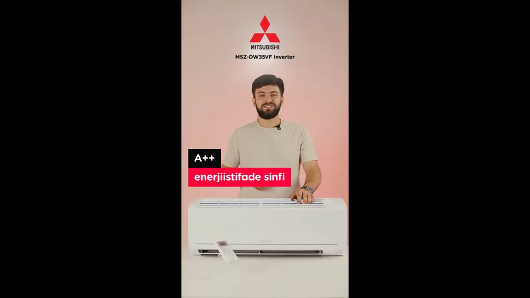Kondisioner Mitsubishi Electric MSZ-DW35VF Inverter — İqlim texnikası, Bakı (2)