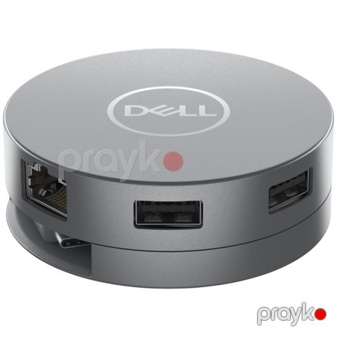 USB Hub Dell 6in1 USB Type-C DA305 (470-AFKL_AZ) Grey — Bakı