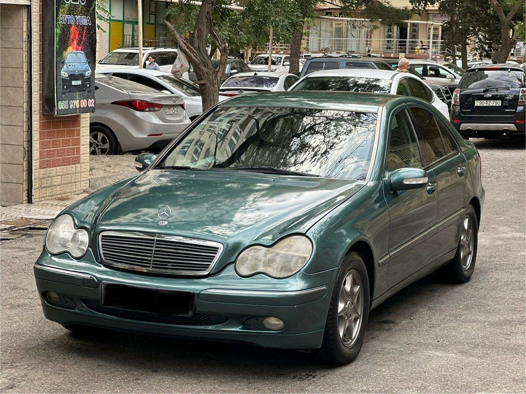 Mercedes C 200, 2.0 L, 2001 il, 254 855 km — Avtomobillər, Bakı (11)