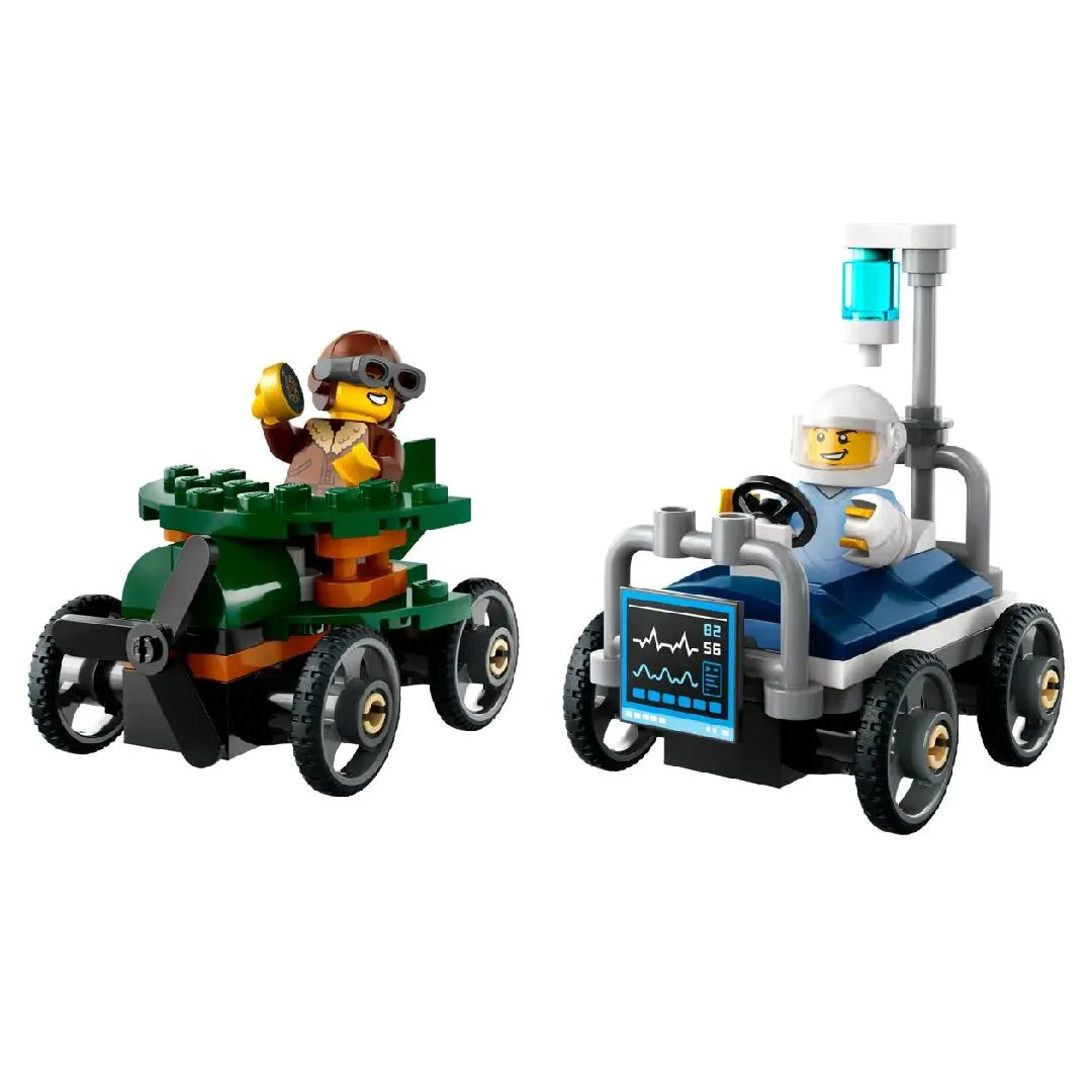 Konstruktor Lego Duplo City "Təyyarə və xəstəxana çarpayısı" yarış dəsti (60459) — Bakı