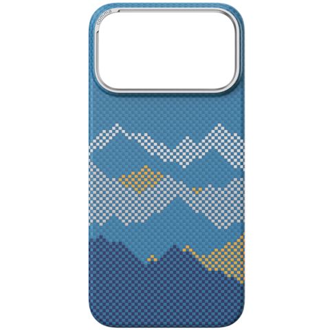 Qoruyucu örtük Comma iPhone 17 Pro Max Woven Series Magnetic 6942297136915 Mountain View — Bakı