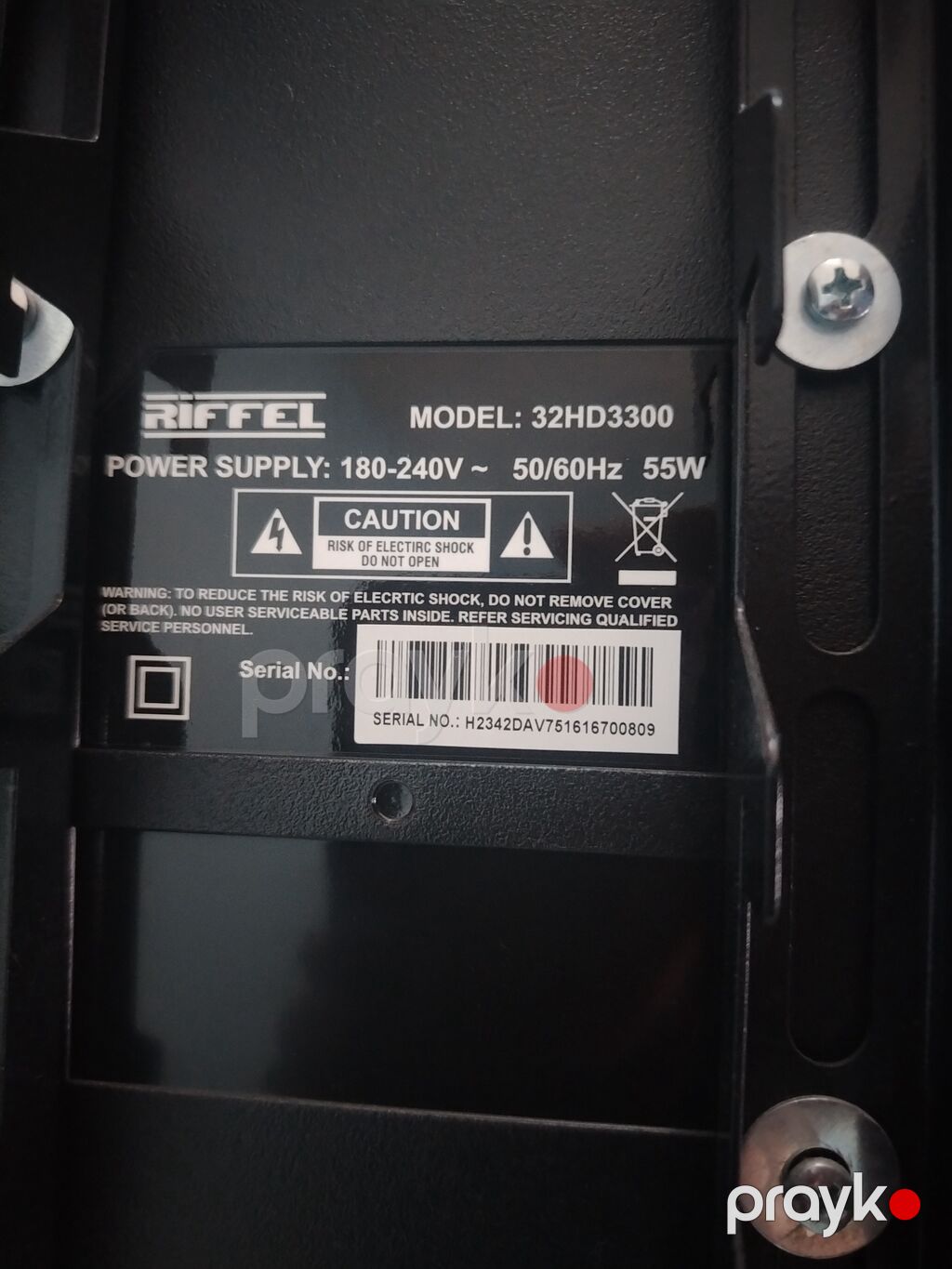 Riffel 32HD3300 32" Smart TV - Ekran: 32 düym, HD (720p) çözünürlük — Televizorlar, Bakı (3)