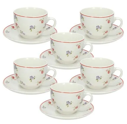 Çay dəsti Tognana Poema 8 parça 260 ml Pink — Süfrə qabı, Bakı