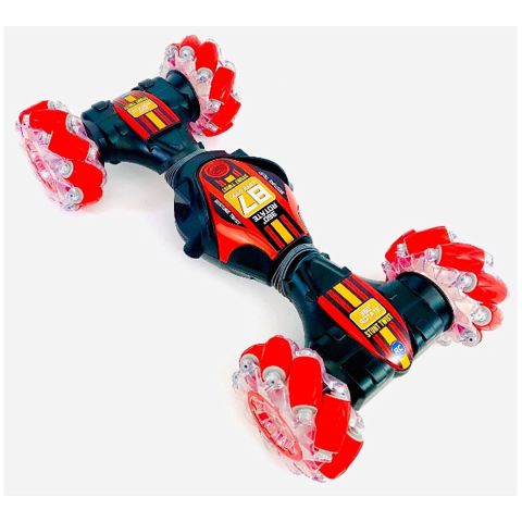 Car Twist Stunt Car Weishengda CV8818-87A Toys Watch Induction RC Red — Bakı