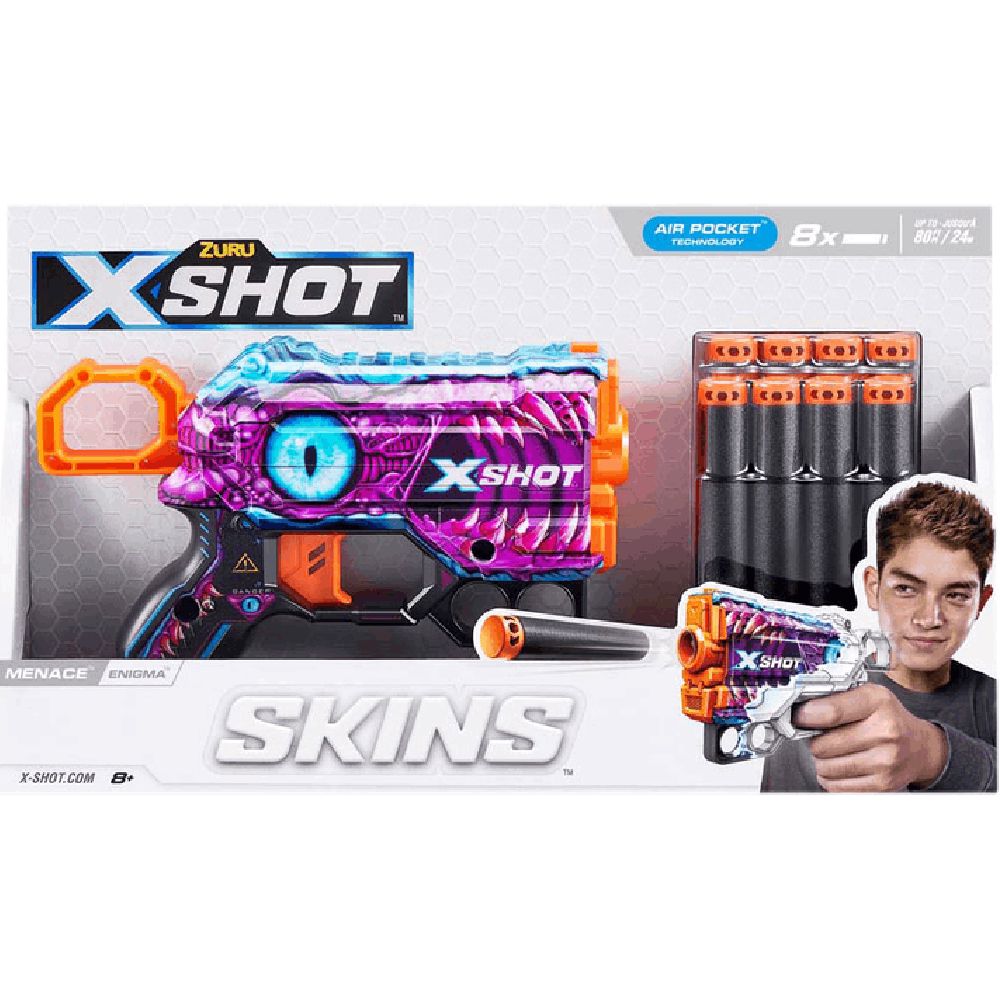 Zuru INT-S001-X-Shot Skins Menace (8 Dart) 193052060334 — Mallar, Bakı (3)
