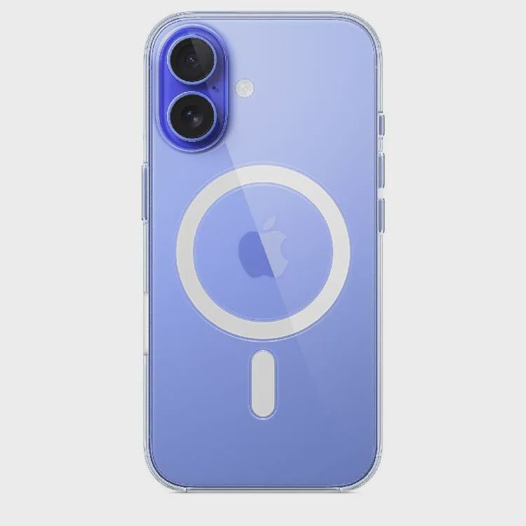 Çexol Apple iPhone 16 Clear Case with MagSafe (MA6A4ZM/A) — Çexollər, Bakı