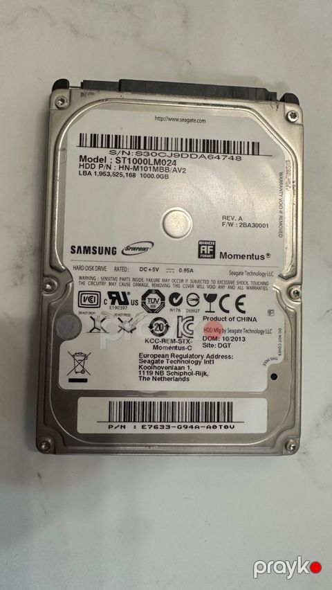 Sərt disk Samsung HDD 1TB — Bakı