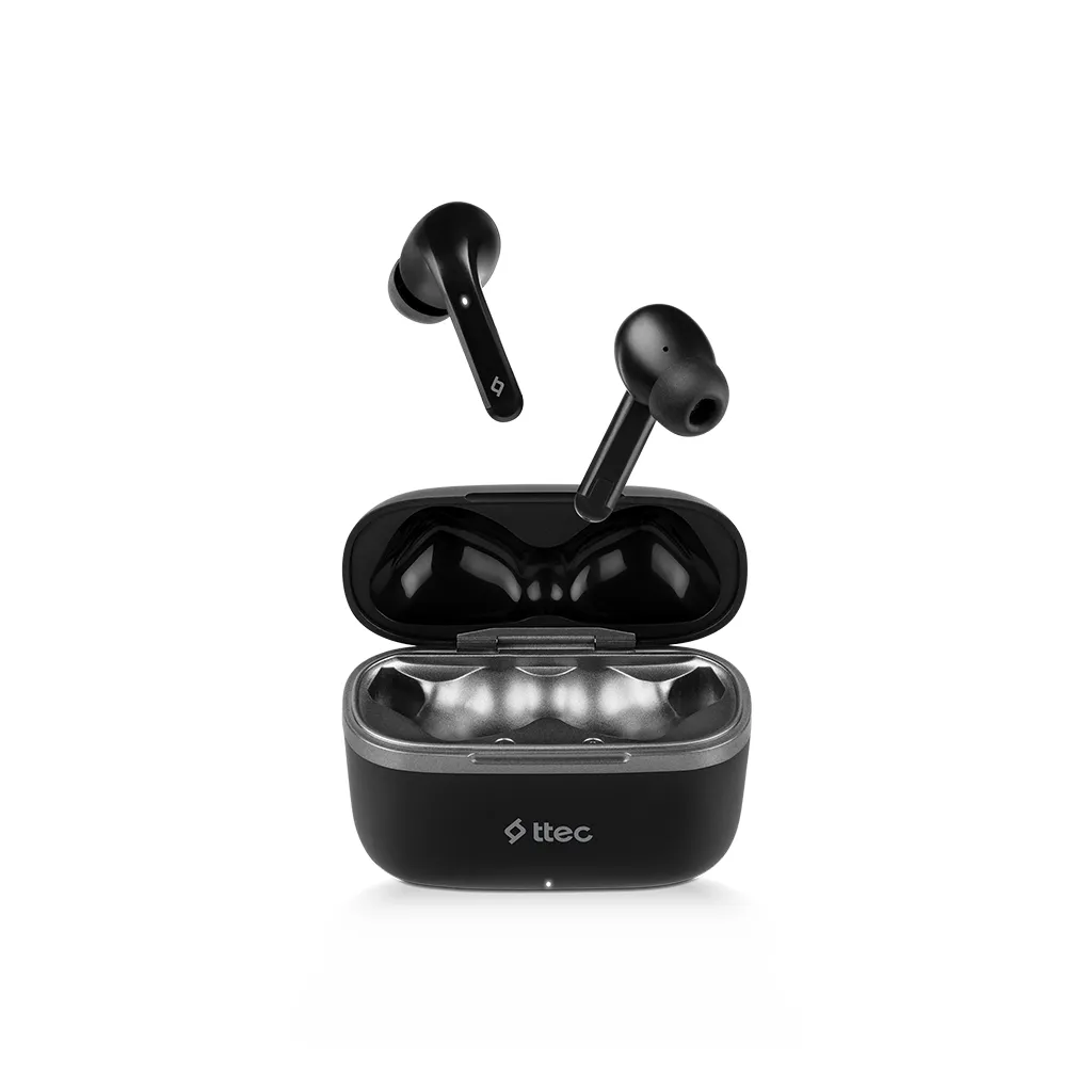 Simsiz qulaqlıq ttec AirBeat Move True Wireless Headsets,Black (2KM138S) — Беспроводные наушники