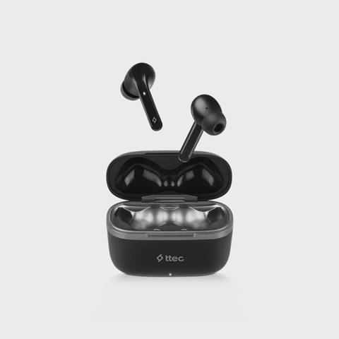 Simsiz qulaqlıq ttec AirBeat Move True Wireless Headsets,Black (2KM138S) — Wireless headphones