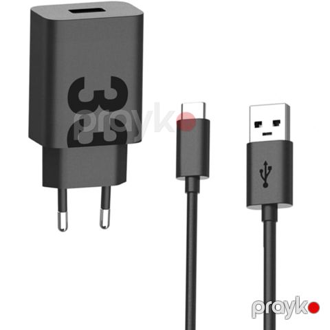 Adapter Motorola 33W USB Type-A PG38C06448 Black — Bakı