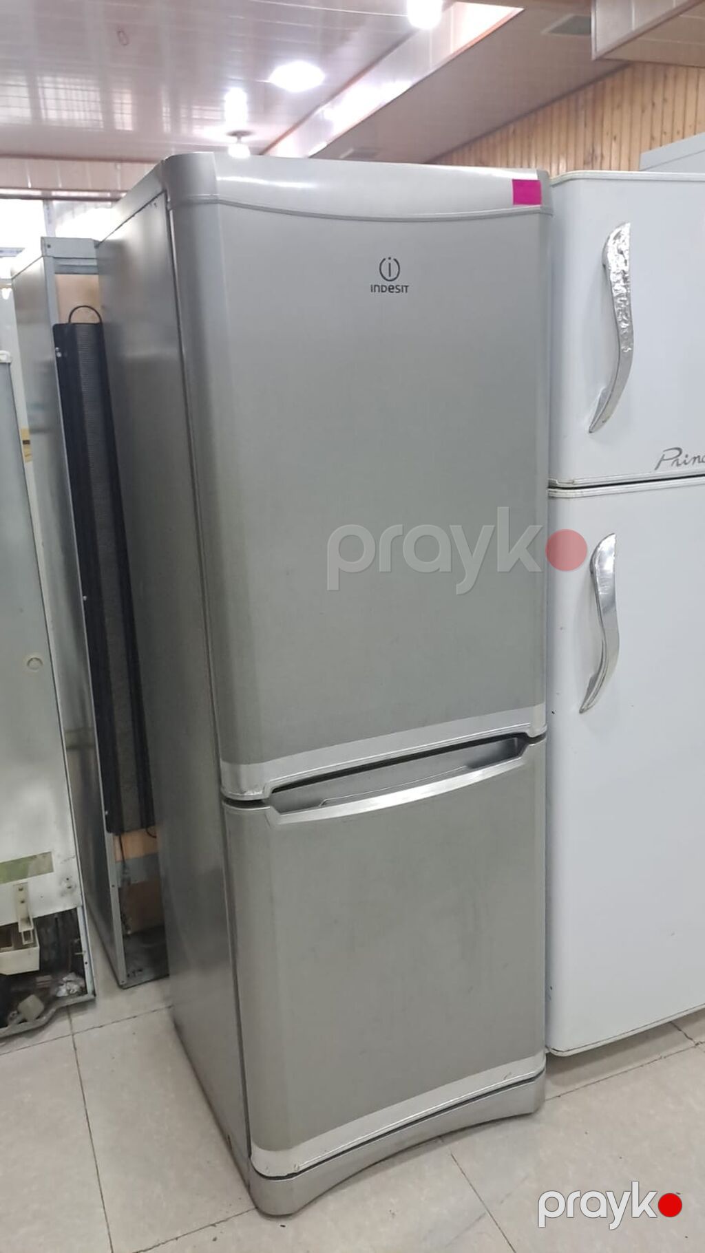 Indesit iki kameralı soyuducu - Rəng: metalik gümüş - Aşağıda — Soyuducular, Digah (2)