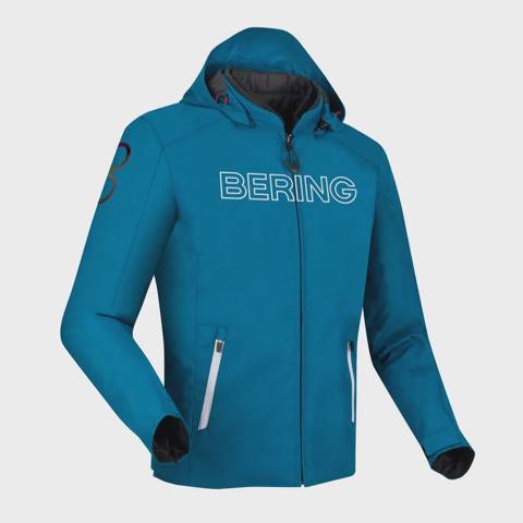 Gödəkçə berıng blouson warwıck bleu/blanc (XL) — მოტოეკიპირება