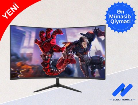 Monitor aıwa gamıng MD240K-V 24" wled curved 165Hz — Bakı