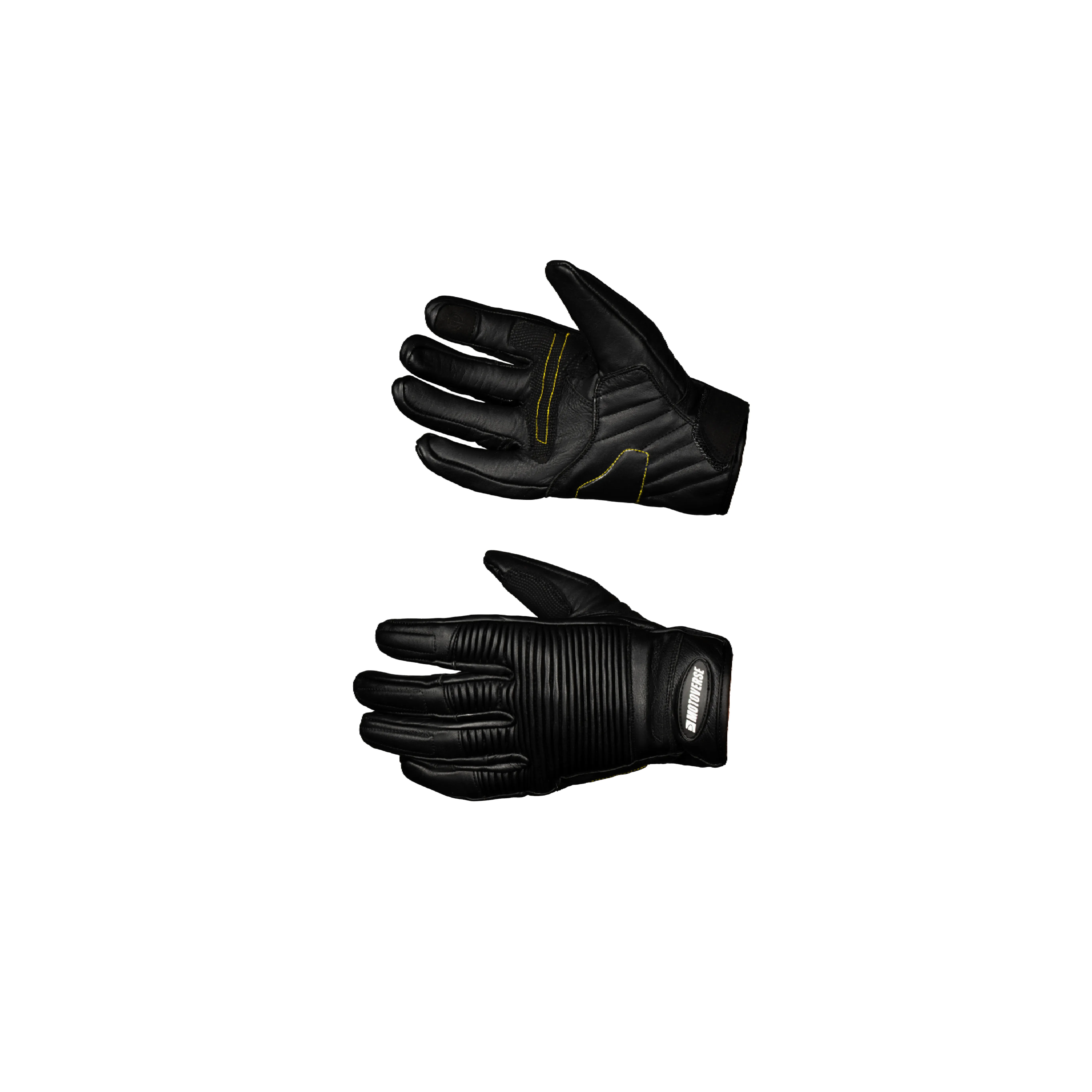Əlcək Motoverse Road Kevlar, dəri, Black (XXL) — Мотоэкипировка