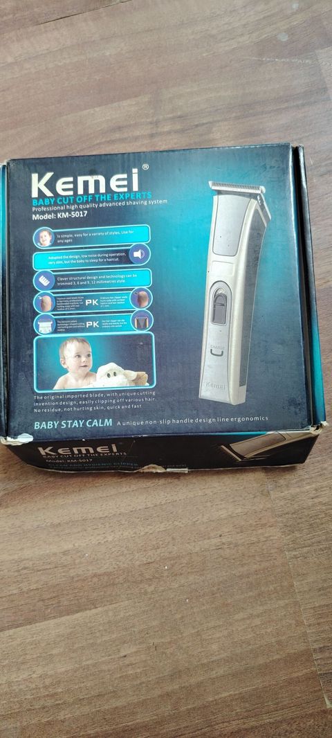 Kemei KM-5017 uşaq saç kəsimi üçün elektrikli trimmer Akumlyatorun — Bakı