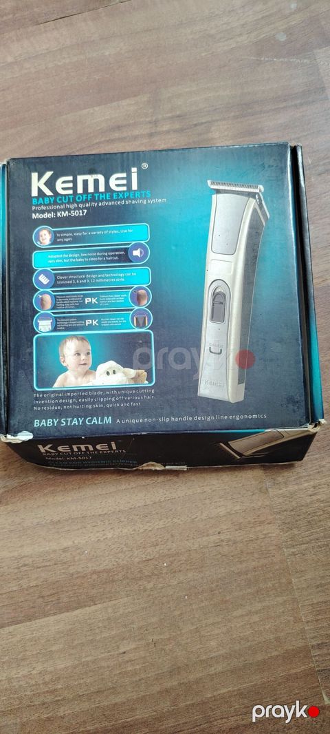 Kemei KM-5017 uşaq saç kəsimi üçün elektrikli trimmer Akumlyatorun — Bakı