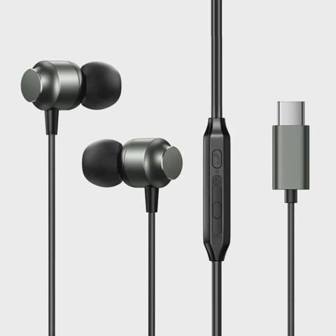 Qulaqlıq joyroom JR-EC06 hf c dark grey — Simli qulaqcıqlar