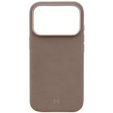 Qoruyucu örtük Magssory iPhone 17 Pro Eco-Leather CLT044 Latte — Cases