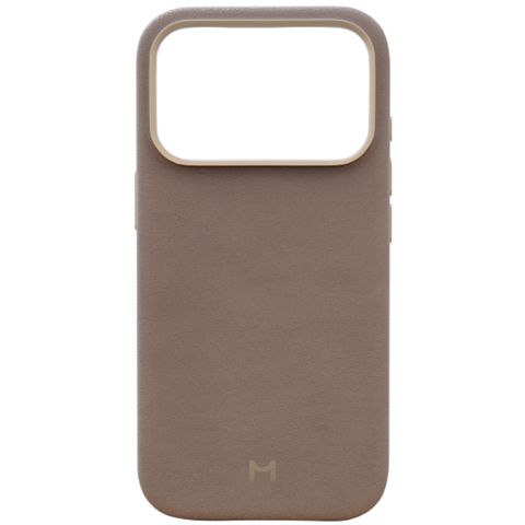 Qoruyucu örtük Magssory iPhone 17 Pro Eco-Leather CLT044 Latte — Bakı