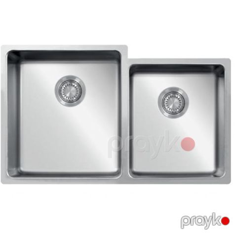 Mətbəx çanağı Ukinox Mup 400.60.40 GT 10K Undermount (Sıfon 805L) — Bakı