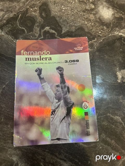 Fernando Muslera temalı kolleksiya kartı - Seriya: Mythos Cards — Bakı