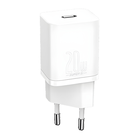 Adapter Baseus Super SI 20W 1C Quick Charger White (CCSUP-B02) — Bakı