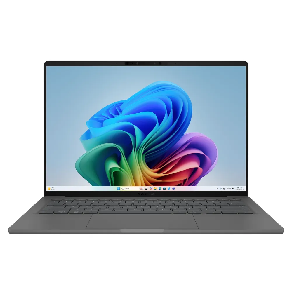 Notbuk ASUS Zenbook A14/WUXGA/OLED/SNAPDRAGON x X1 26 100/16GB/512GB/QUALCOMM adreno GPU/Gray (90NB1502-M00TB0)