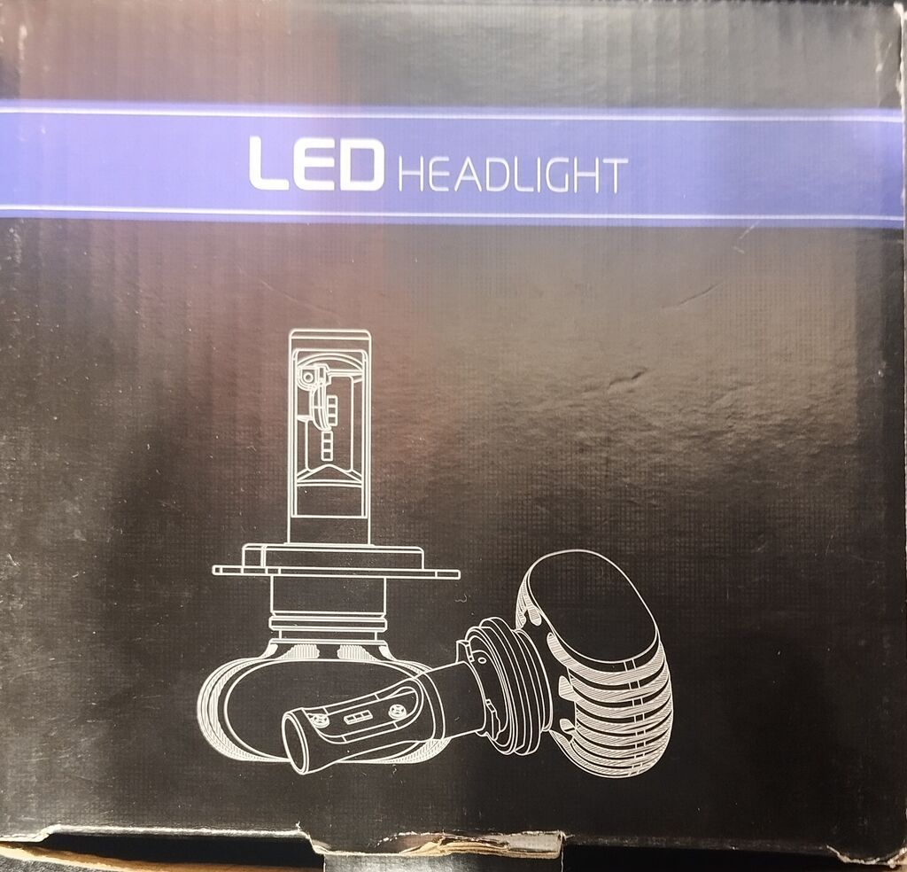 LED far lampası dəsti - Model: LED Headlight (qutuda) - Paket: 2 ədəd — Ehtiyat hissələri, Bakı (2)