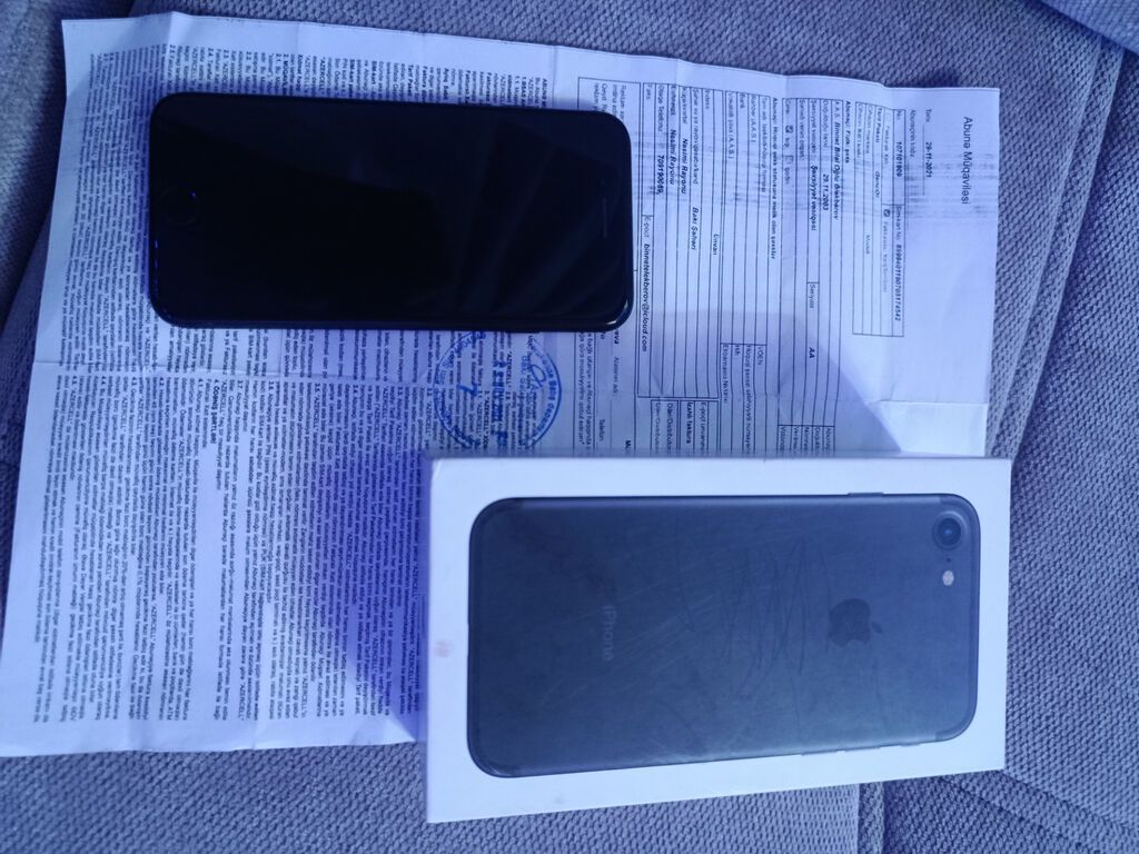 IPhone 7, 32 GB, Qara, Sənədlərlə — Apple iPhone, Cəlilabad (4)