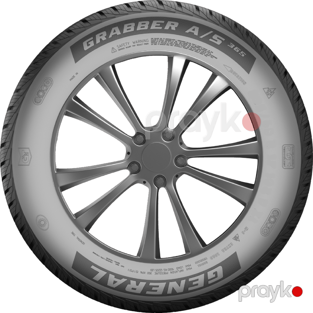 Avtomobil təkəri General Tire Grabber A/S 365 103V XL 235/55R17 (4505520000) — Şinlər, Bakı (3)