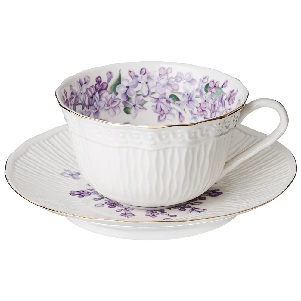 Çay dəsti Lefard Lilac 1 nəfərlik 330 ml (760-757) — Dining tableware