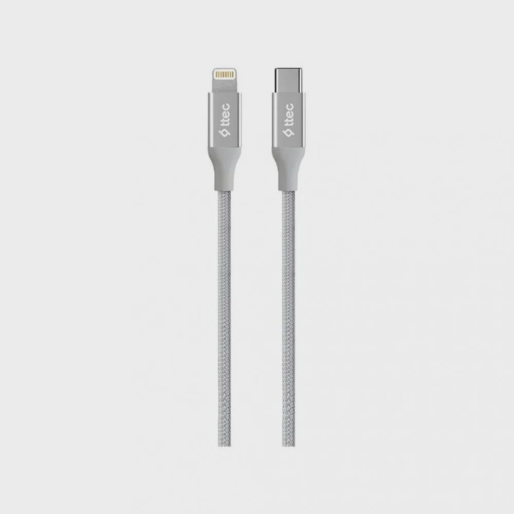 Kabel Ttec AlumiCable Type-C - Lightning 150cm (2DK41G) — Smartfon üçün kabelləri və keçidçilər, Bakı