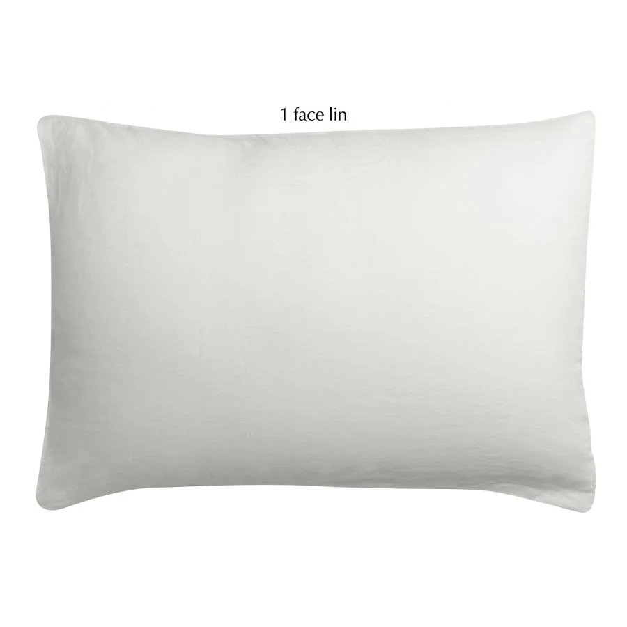 Yastıq üzü dəsti Vivaraise Linco Cotton 50x75 sm Blanc (8472001000) — Bakı