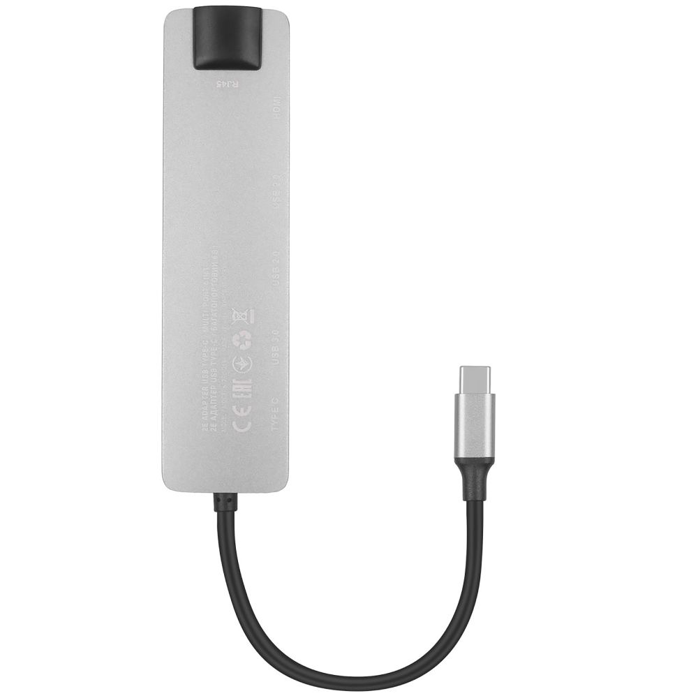 USB Hub 2E Usb-c 6in1 2EW-2684 Silver — Kompüterlər və noutbuklar, Bakı (3)