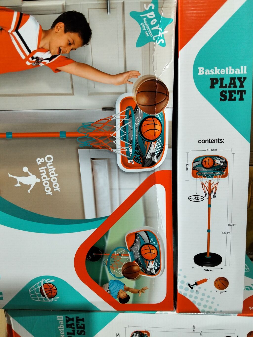 Kingo Sport Basketball Play Set – Outdoor & Indoor hündürlük — İdman və istirahət, Bakı (3)