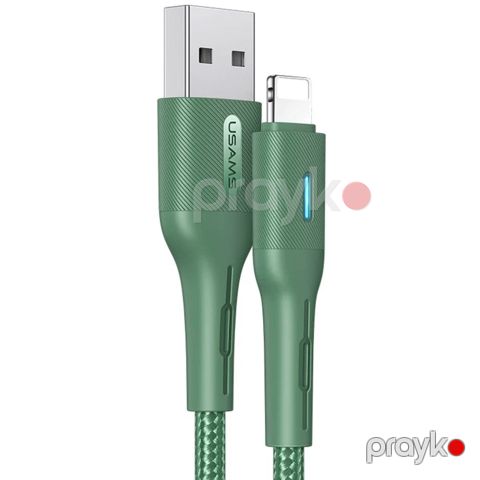 Naqil Usams US-SJ425 USB Type-A to Lightning 1.2 m SJ425USB03 Green — Bakı