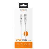USB Type-C to Lightning Euroacs EU-Z214 White — Smartfon kabelləri və adapterləri