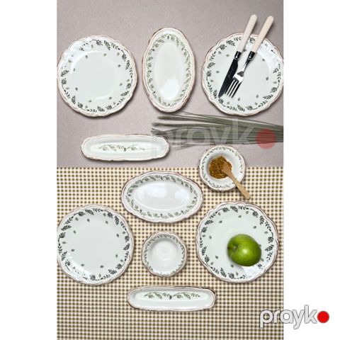 Səhər yeməyi dəsti Tabak Evi Stoneware Flower 14 parça FLY14YKPRS958 — Bakı