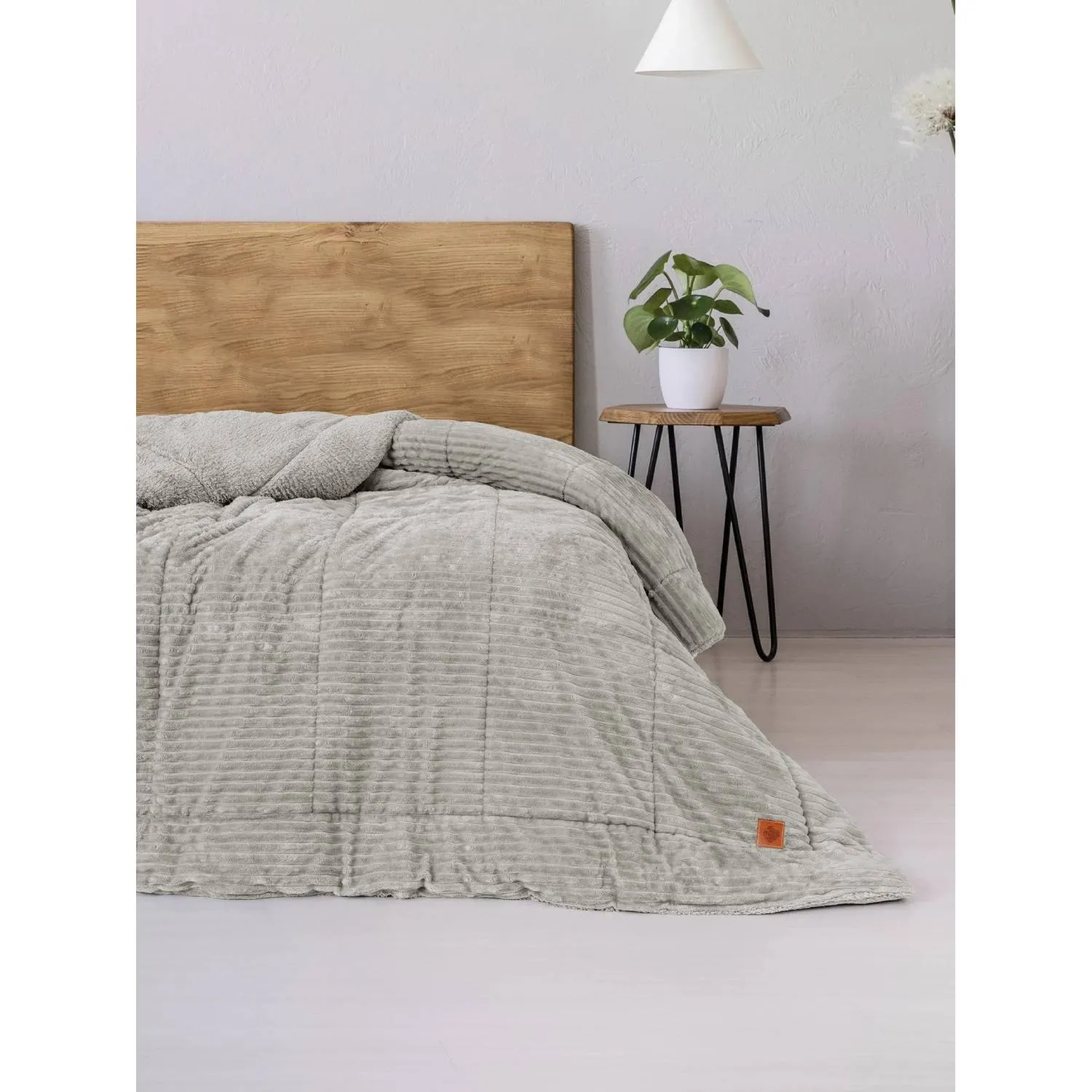 Yorğan Cotton Box Wave Gri İki nəfərlik 195x215 sm (8680108077757) — Bakı